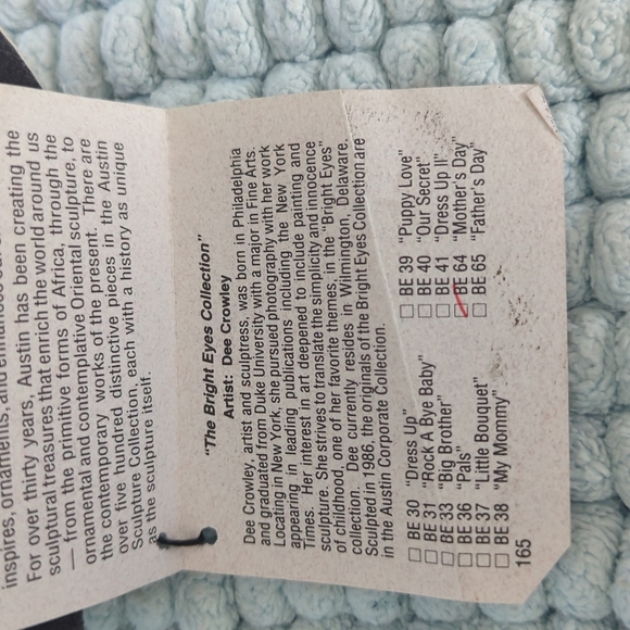 AUSTIN SCULPTURE | Vintage Mother's Day Collectible - Picture 7 of 12